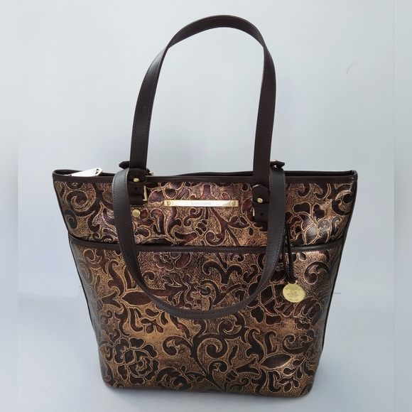 Brahmin Handbags - Brahmin Asher Large Tote In The Getsby Bronze. Pre-owned. 15×12×5.